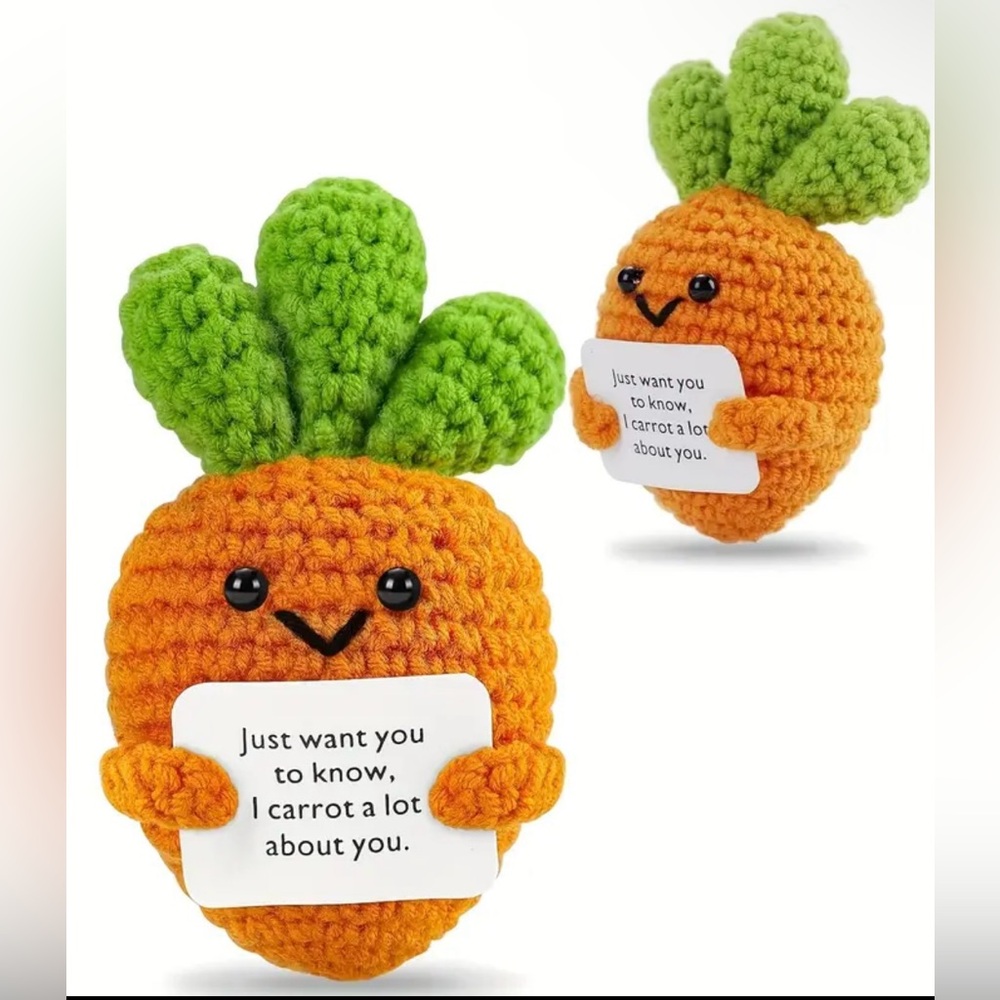 Knitted carrot